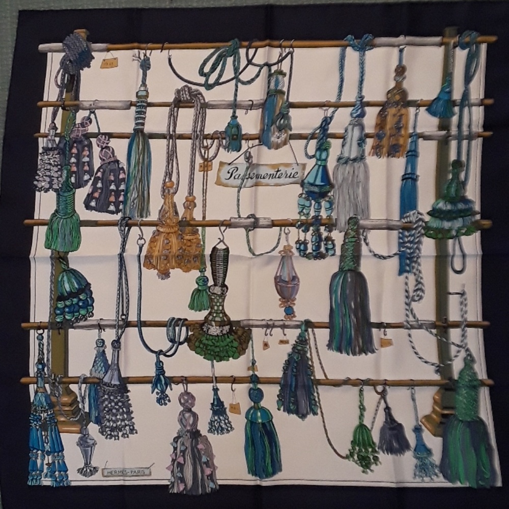 Hermes Vintage Passementerie Scarf